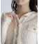 ツィードニットカーディガン