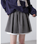 インナーパンツ付レイヤードフレアミニスカート