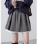 インナーパンツ付レイヤードフレアミニスカート