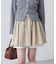 インナーパンツ付レイヤードフレアミニスカート