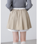 インナーパンツ付レイヤードフレアミニスカート