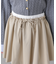 インナーパンツ付レイヤードフレアミニスカート