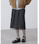 レーストリムサテンミディスカート