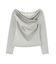 オフショルミニ裏毛カットソー