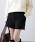 〈セットアップ対応〉ハイウエストショートパンツ