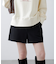 〈セットアップ対応〉ハイウエストショートパンツ