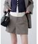 〈セットアップ対応〉ハイウエストショートパンツ