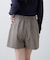 〈セットアップ対応〉ハイウエストショートパンツ