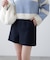 〈セットアップ対応〉ハイウエストショートパンツ