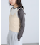 透かし編みニットタンクトップビスチェ