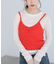 透かし編みニットタンクトップビスチェ
