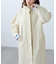 スタンドカラーロングトレンチコート