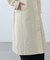 スタンドカラーロングトレンチコート