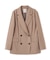 梳毛調合繊ダブルブレストジャケット