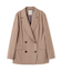 梳毛調合繊ダブルブレストジャケット