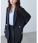 梳毛調合繊ダブルブレストジャケット