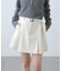 〈セットアップ対応〉ベルト付きプリーツミニスカート
