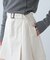 〈セットアップ対応〉ベルト付きプリーツミニスカート