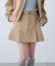 〈セットアップ対応〉ベルト付きプリーツミニスカート
