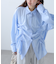 フロントドロストオーバーサイズシャツ