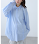 フロントドロストオーバーサイズシャツ