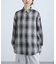 シアーチェックシャツ