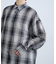 シアーチェックシャツ
