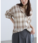 シアーチェックシャツ