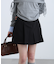 プリーツショートパンツ