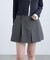 プリーツショートパンツ