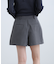 プリーツショートパンツ