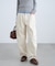 [低身長サイズ／Sシリーズ]ウォッシュドチノカーブパンツ