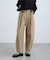 [低身長サイズ／Sシリーズ]ウォッシュドチノカーブパンツ
