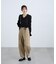 [低身長サイズ／Sシリーズ]ウォッシュドチノカーブパンツ