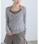 ホルターインナーレイヤードカシュクールカットソー