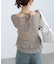 ホルターインナーレイヤードカシュクールカットソー