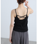 バッククロスカップ付きキャミソール