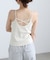 バッククロスカップ付きキャミソール