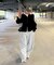 ウエストアジャストカーブパンツ〈MFM〉