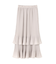 消しプリーツティアードスカート