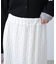 カットレースAラインスカート