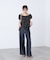フラワー2wayラッフルブラウス