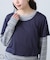 シアーTシャツレイヤードボーダーロンT
