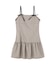 裾フリルミニ丈キャミワンピース