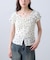 フレンチスリーブジャガードカットソー