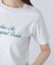 ロゴプリントコンパクトTシャツ