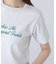 ロゴプリントコンパクトTシャツ