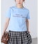 ロゴプリントコンパクトＴシャツ