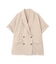麻調合繊ハーフスリーブジャケット