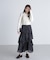 シャイニーフリルティアードスカート